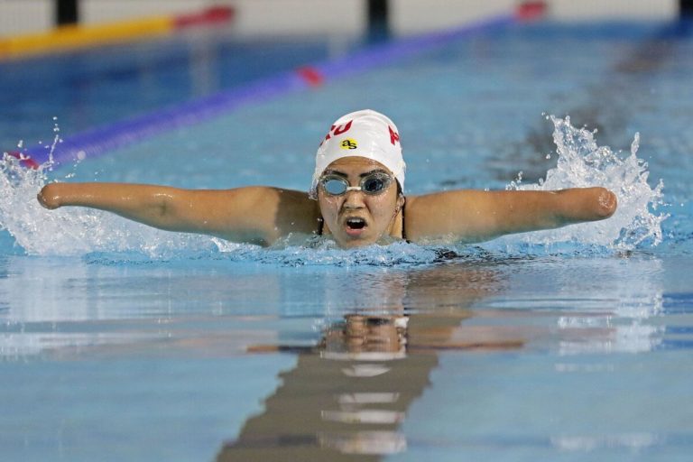 Dunia Felices y Rodrigo Santillán nadarán mañana por el Perú en los juegos Paralímpicos.