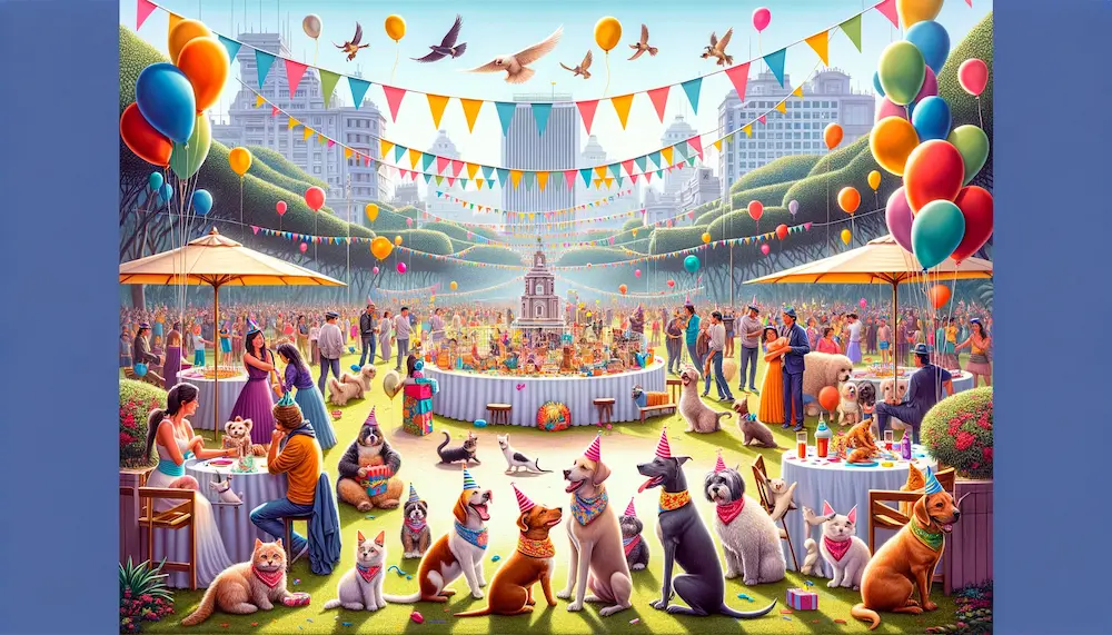 decoración fiestas para mascotas