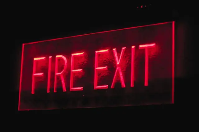 señalización contra incendio