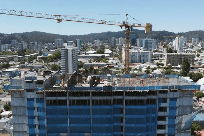 Imagen de un edificio en construcción