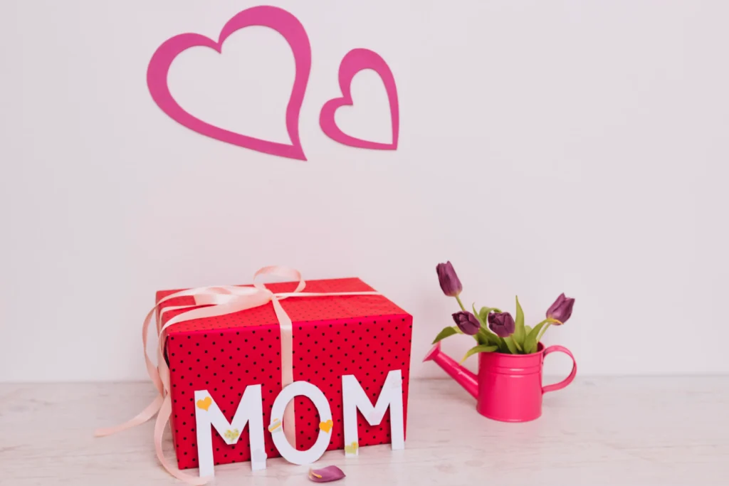 Caja hecha para mamá