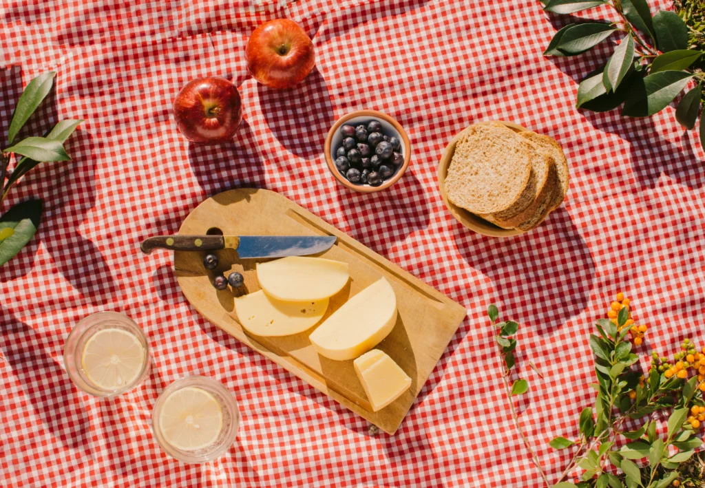 Alimentos para un día de picnic