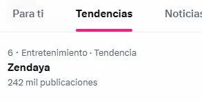 El anuncio del compromiso de Zendaya y Tom Holland fue tendencia en todo el mundo. Tendencia de X.