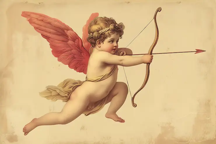 Cupido con su flecha