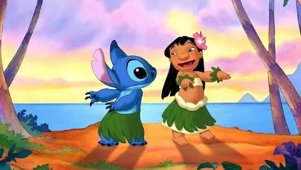 Escena de la serie animada que refleja los sentimientos que se busca capturar en Lilo y Stitch 2025