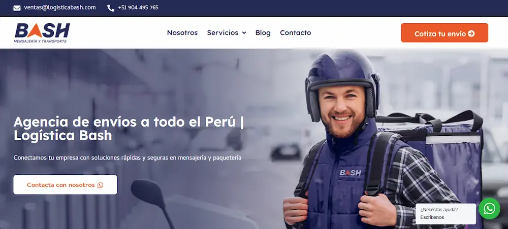 agencia de envíos en Perú