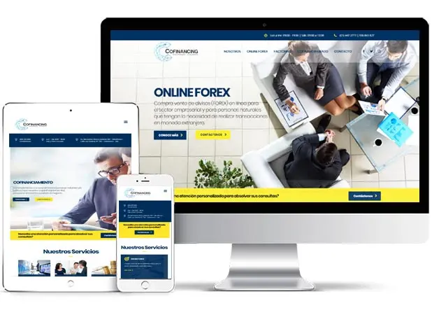 pagina web diseñada