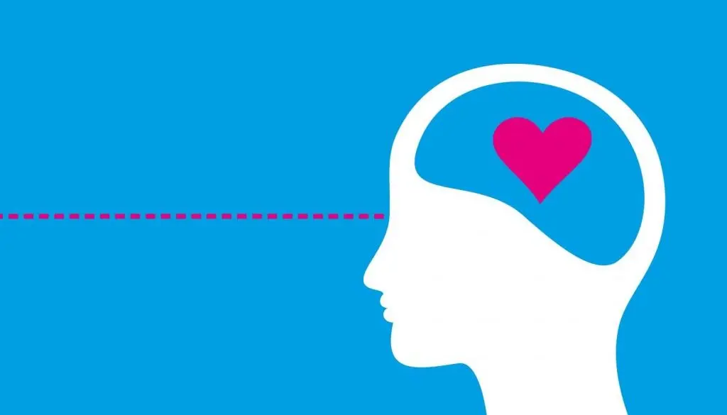 un cerebro con un corazon para representar la conexion emocional