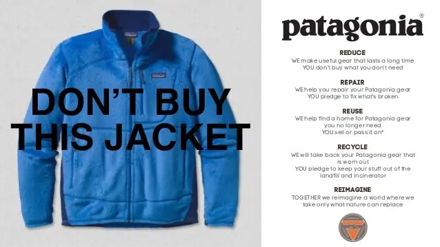 campaña de activismo por parte de Patagonia