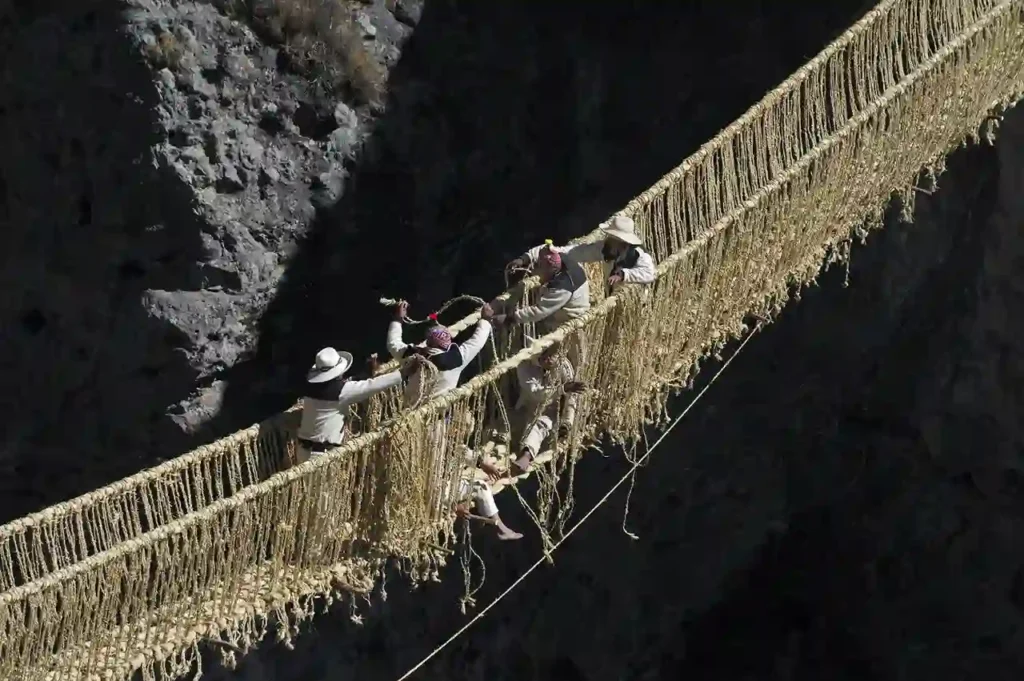 Puente inca Q’eswachaka