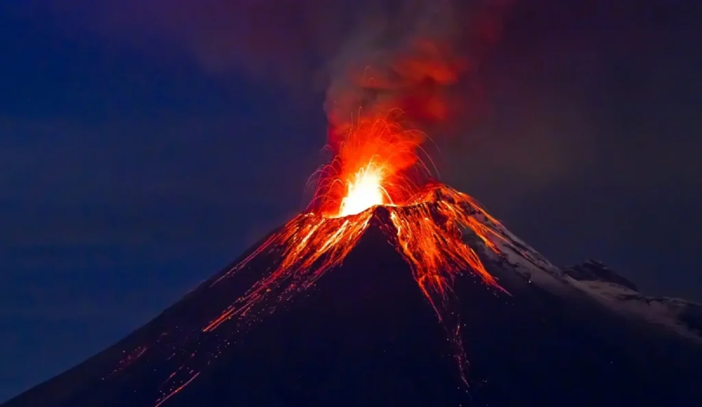volcan etna y su erupcion
