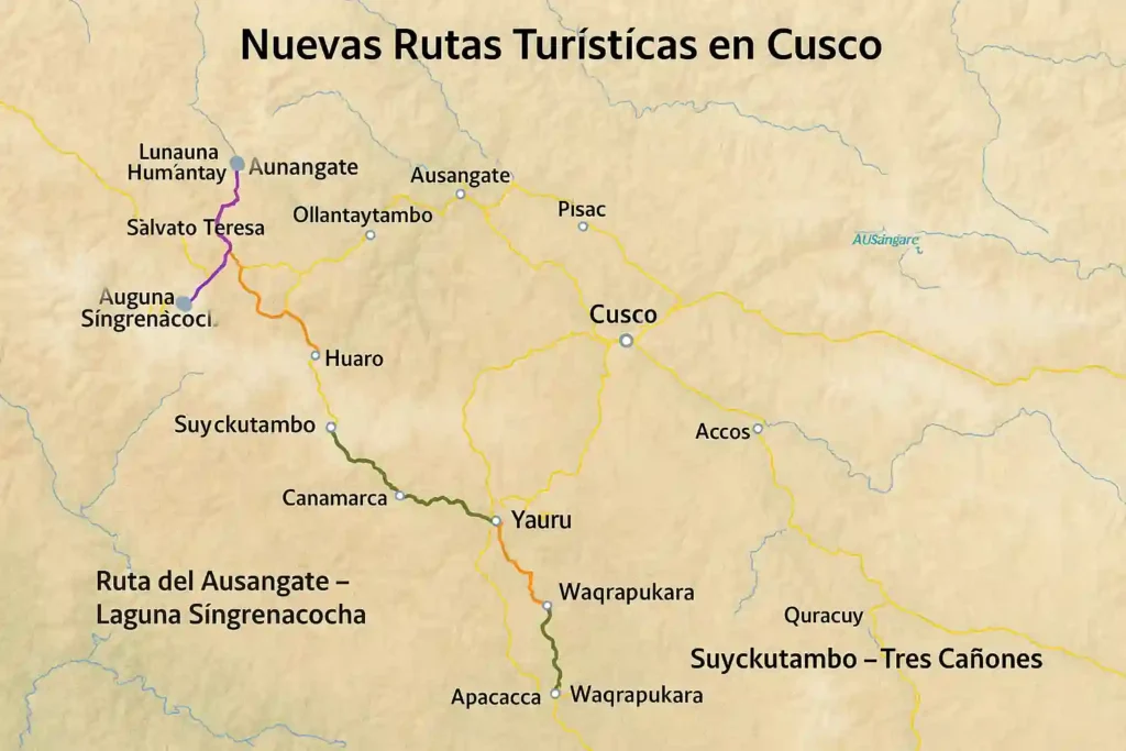 Las nuevas rutas turísticas en Cusco