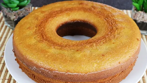 Queque casero de vainilla
