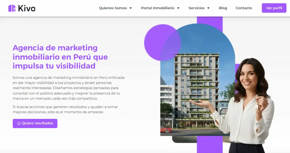 La mejor agencia inmobiliaria del Perú Kivo Inmobiliario