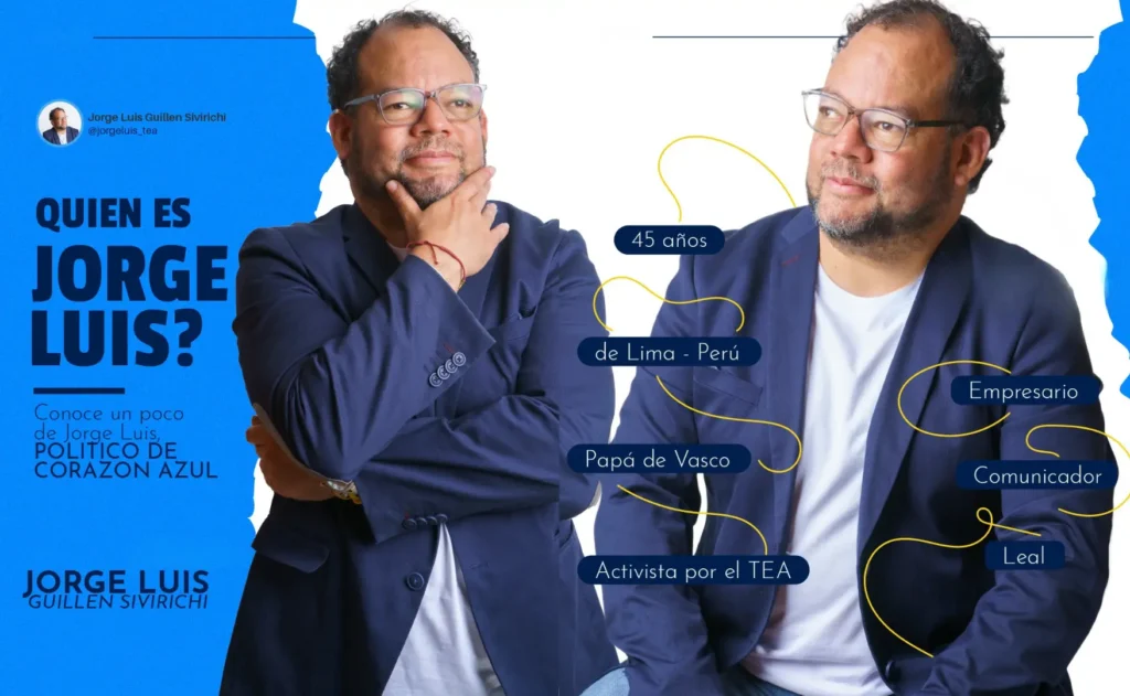 Jorge Luis Guillén Sivirichi Parlamento Andino número 10 Perú agenda política autismo TEA inclusión