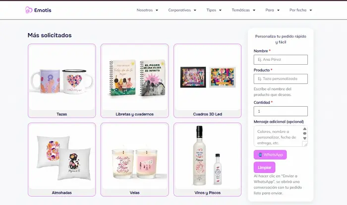 Regalos personalizados en Lima Perú