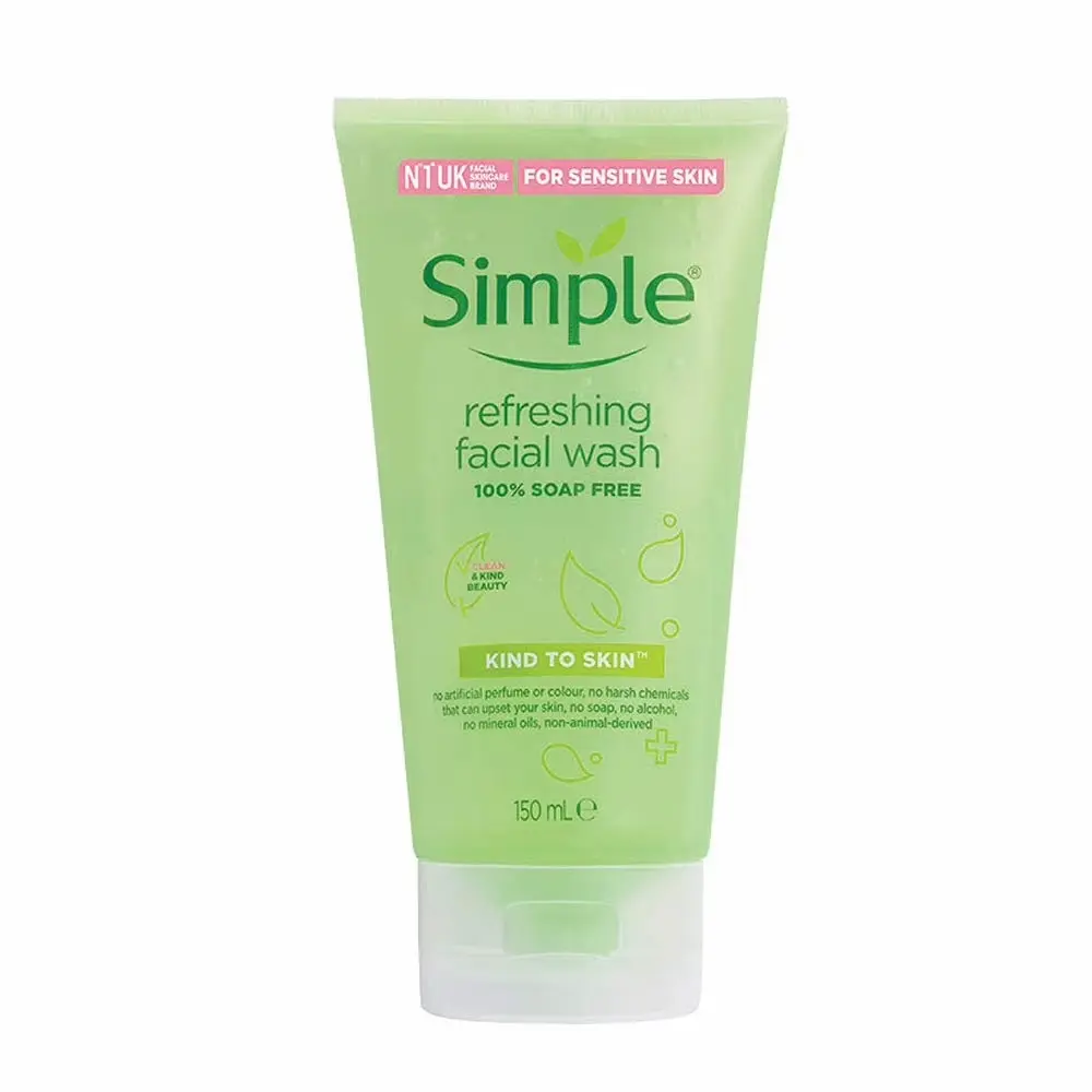 Simple refreshing facial wash