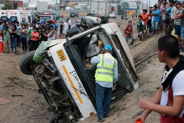 10 tipos de accidentes de transito en el Perú