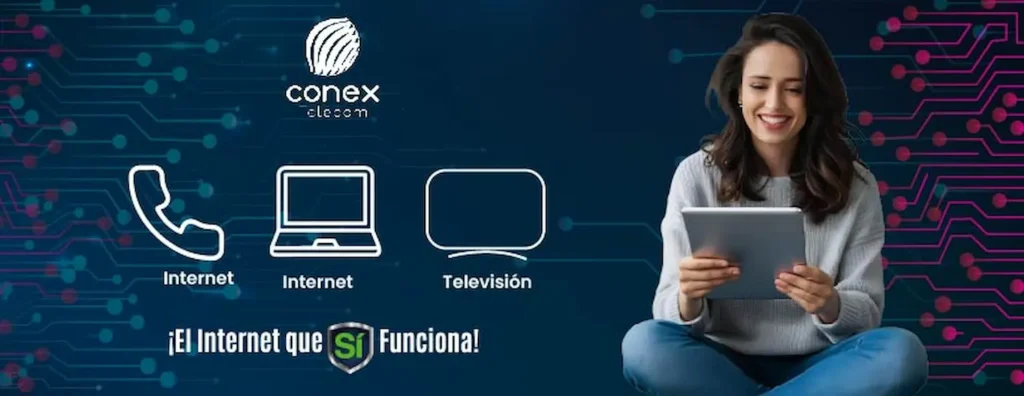 Conex Telecom Internet de alta velocidad para hogares y empresas