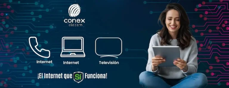 Conex Telecom Internet de alta velocidad para hogares y empresas