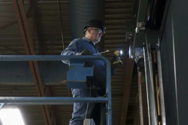roller door service safety compliance sensors inspection commercial doors security