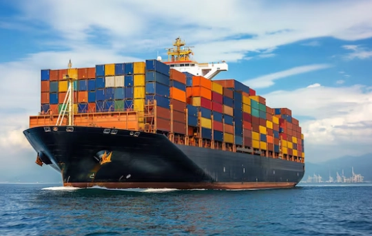 Transporte marítimo para exportar e importar