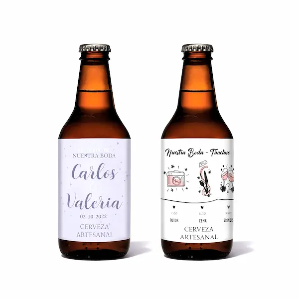 3. Cervezas artesanales y chopps serigrafiados