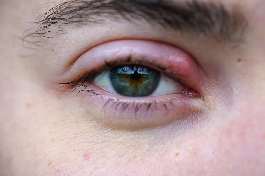 ojo con orzuelo